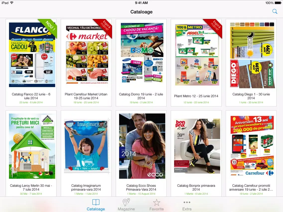 ภาพหน้าจอของ Retail.ro iPad 