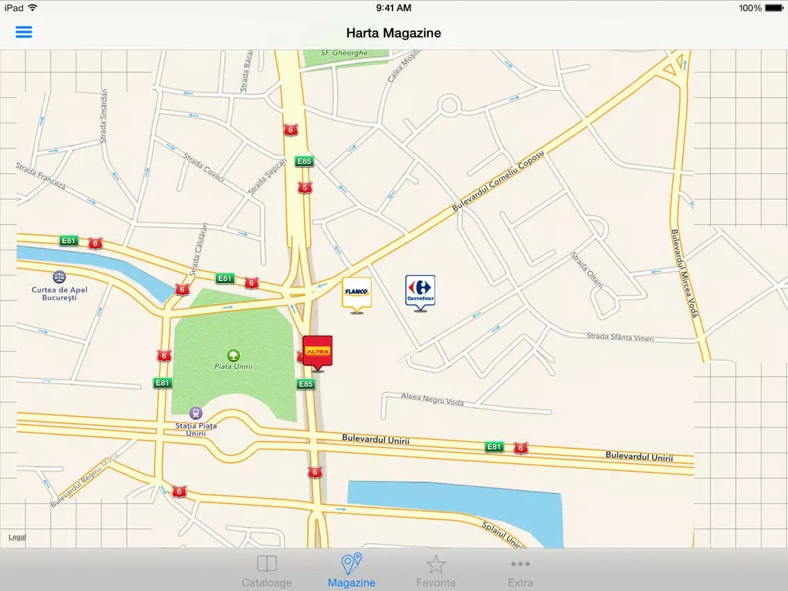 ภาพหน้าจอของ Retail.ro iPad 
