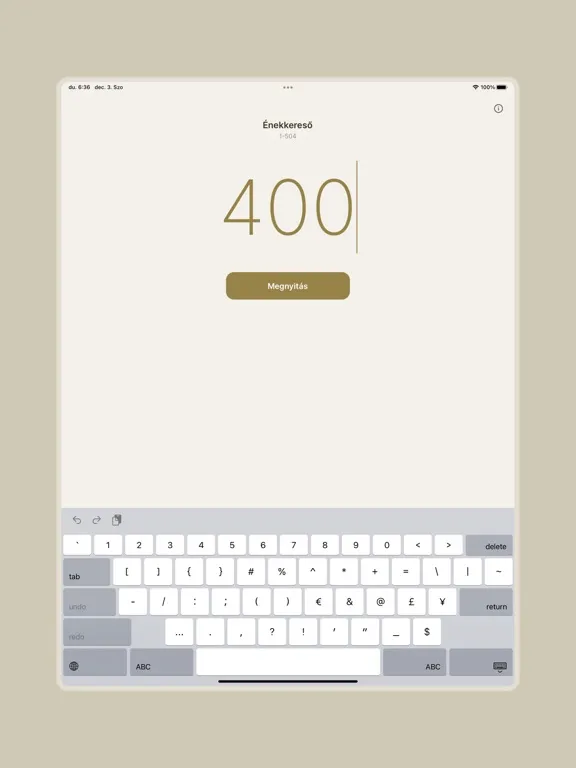 Capturas de pantalla de Református Énekeskönyv iPad 