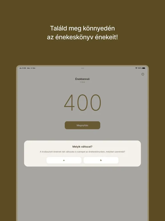 Capturas de pantalla de Református Énekeskönyv iPad 