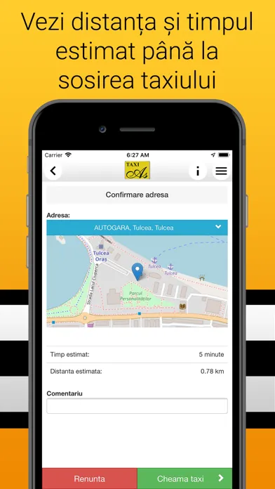 Zrzuty ekranu Taxi As Tulcea