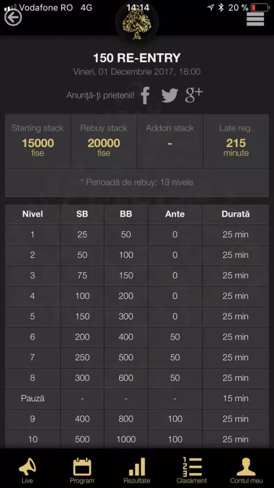 Ảnh chụp màn hình của Rounders Poker Lounge