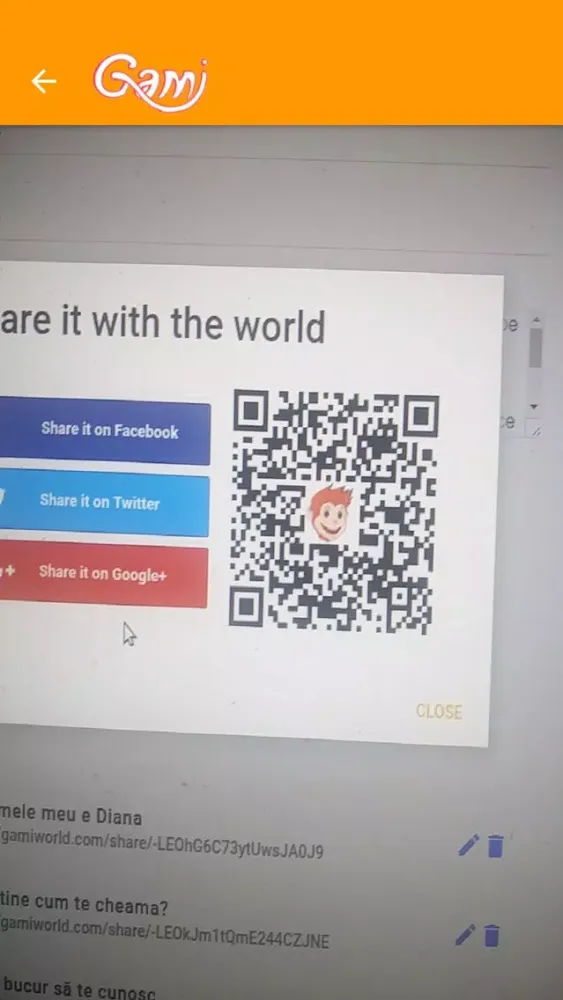 Zrzuty ekranu Gami - QR & Barcode Scanner
