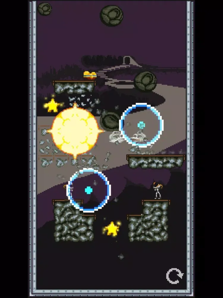 ภาพหน้าจอของ Crashy Boulder iPad 
