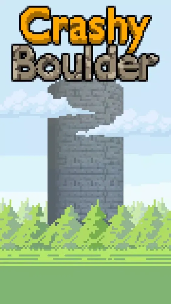 ภาพหน้าจอของ Crashy Boulder