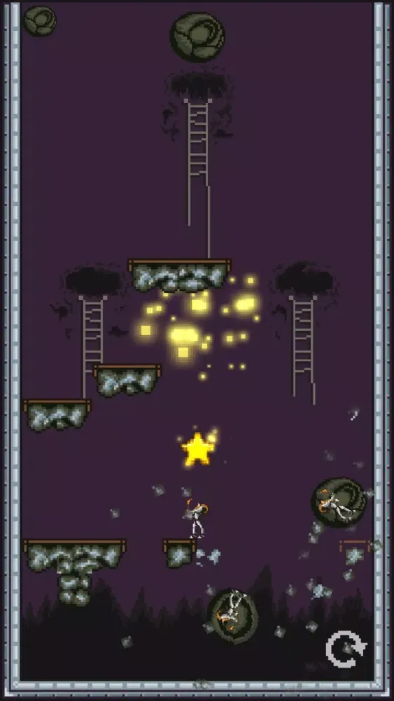 ภาพหน้าจอของ Crashy Boulder