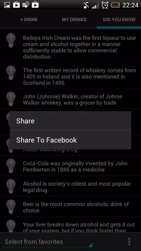 AutoSafe Drinking (BAC calc) Screenshots