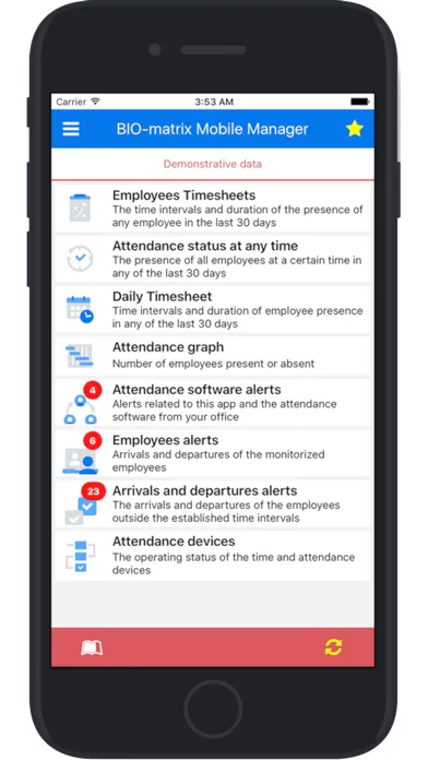 Скриншоты Bio-Matrix Mobile Manager