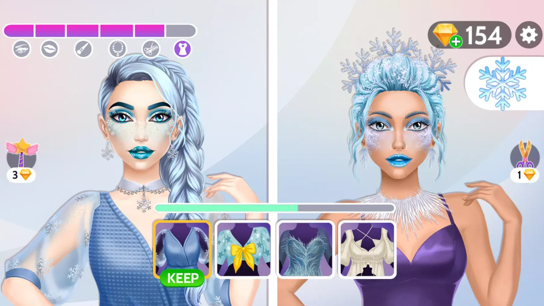 Emoji Makeup Game Screenshots