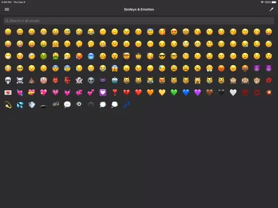 Captures d'écran de Emoji Search - Emoji Lookup iPad 