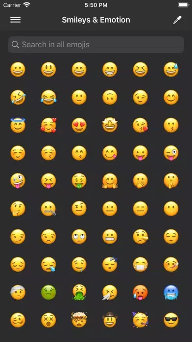 Captures d'écran de Emoji Search - Emoji Lookup