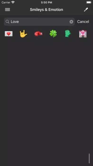 Captures d'écran de Emoji Search - Emoji Lookup