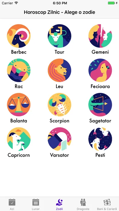 Capturas de tela do Horoscop Zilnic Urania