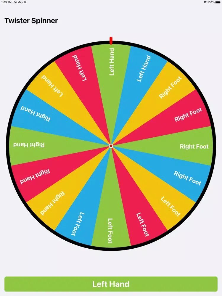 Capturas de pantalla de Spinner for Twister iPad 