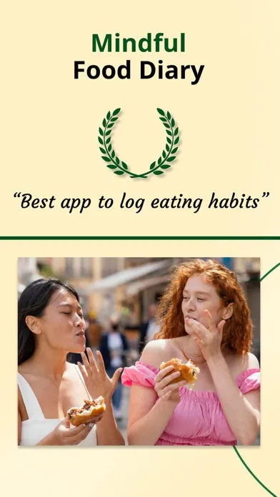 Captures d'écran de Intuitive Eating Buddy & Diary