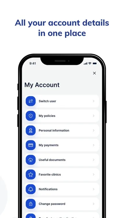 Ảnh chụp màn hình của Signal Care Assistant