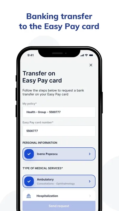 Ảnh chụp màn hình của Signal Care Assistant