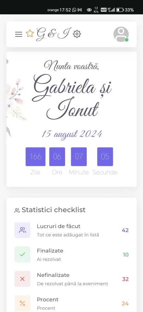 Zrzuty ekranu Smart Wedding