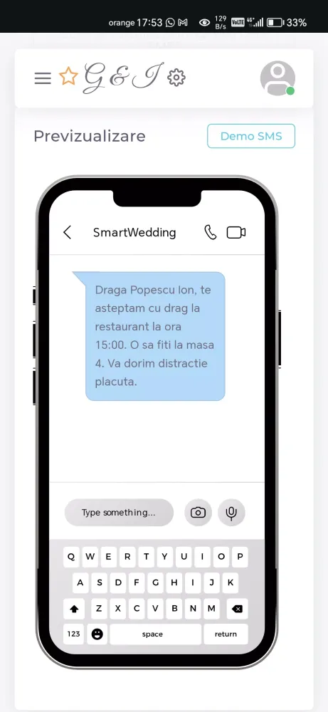 Zrzuty ekranu Smart Wedding