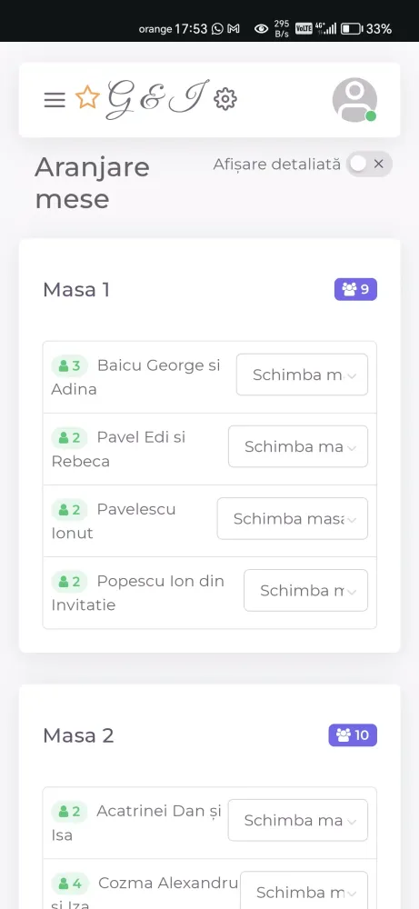Zrzuty ekranu Smart Wedding