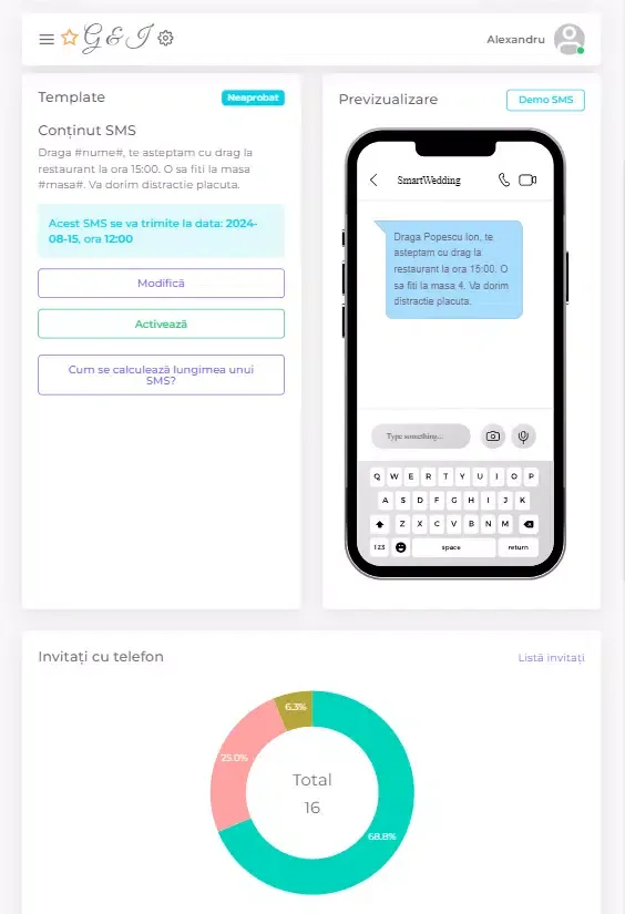 Zrzuty ekranu Smart Wedding