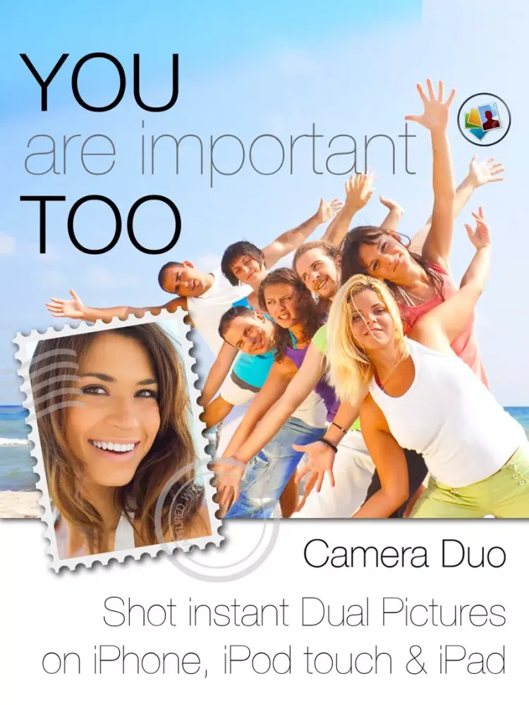 Camera Duo - Instant Dual Shot Pictures with Live Photo Filters iPad  स्क्रीनशॉट