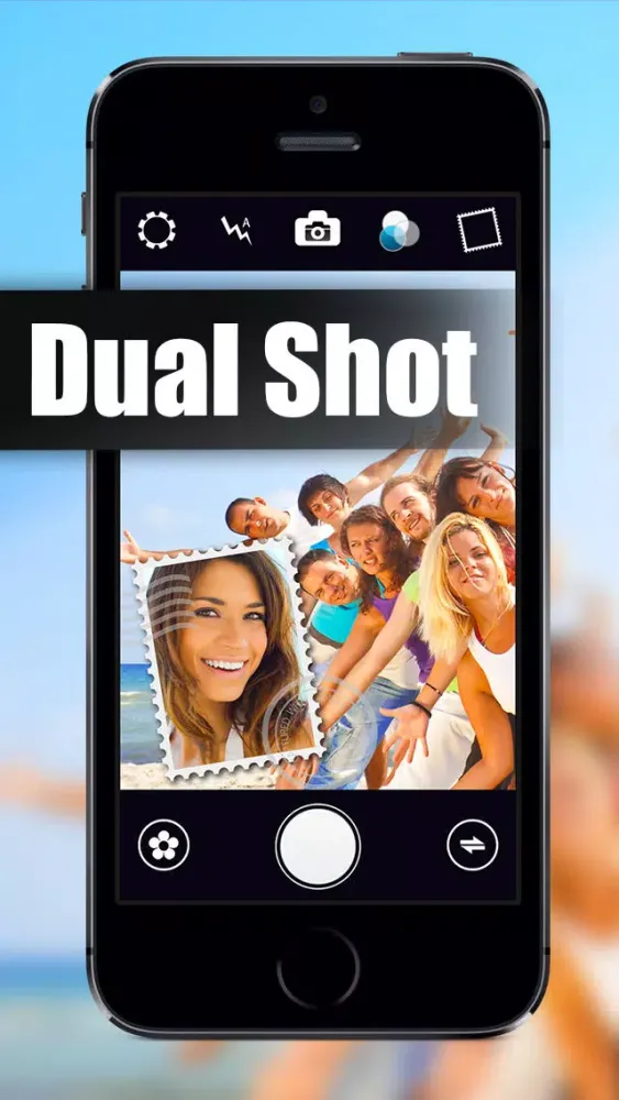 Camera Duo - Instant Dual Shot Pictures with Live Photo Filters स्क्रीनशॉट