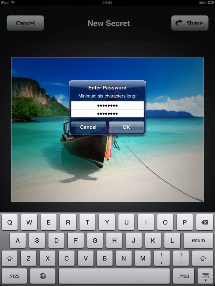 تصاویر Photo Reveal - Encrypted secret text and audio messages hidden in images iPad 