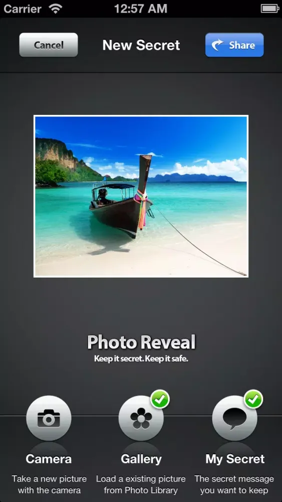 تصاویر Photo Reveal - Encrypted secret text and audio messages hidden in images