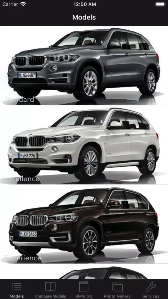 Tangkapan layar CarSpecs BMW X5 F15 2015