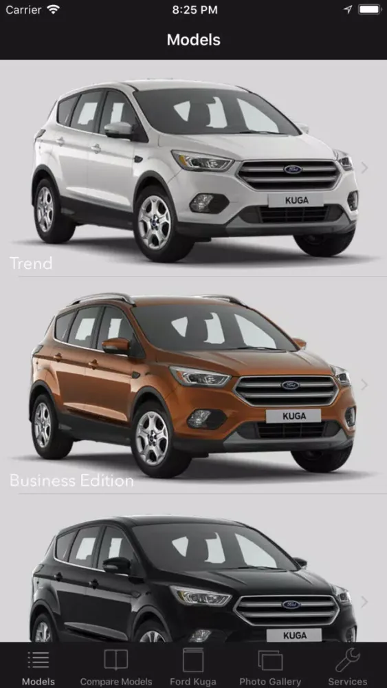 CarSpecs Ford Kuga II FLT 2016 स्क्रीनशॉट