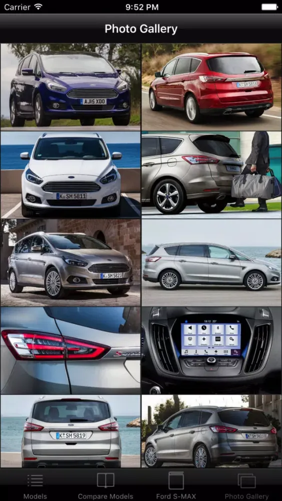 Capturas de tela do Specs for Ford S-MAX 2015 edition
