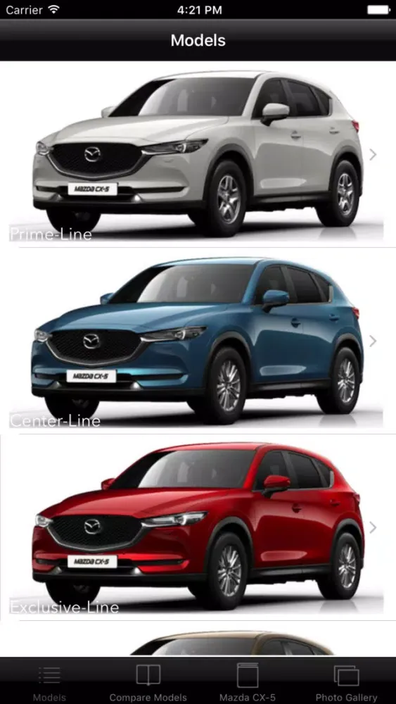 Capturas de tela do Specs for Mazda CX-5 II 2017 edition