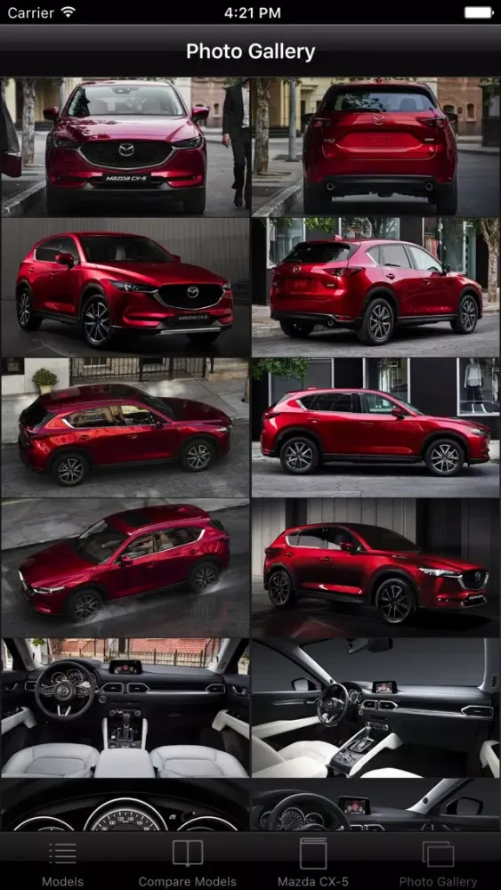 Capturas de tela do Specs for Mazda CX-5 II 2017 edition