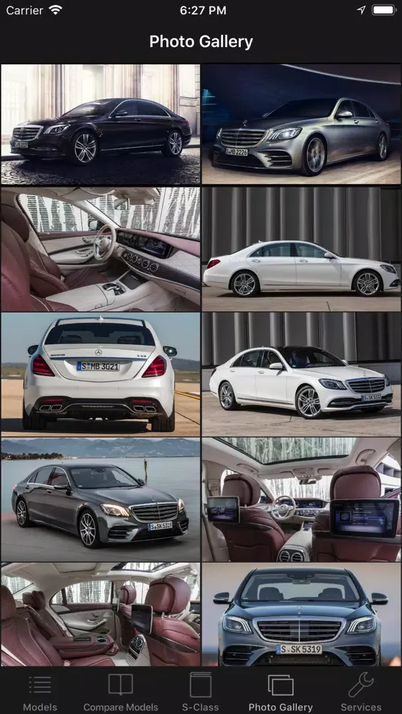 CarSpecs MBZ S-Class W222 2017 سکرین شاٹس