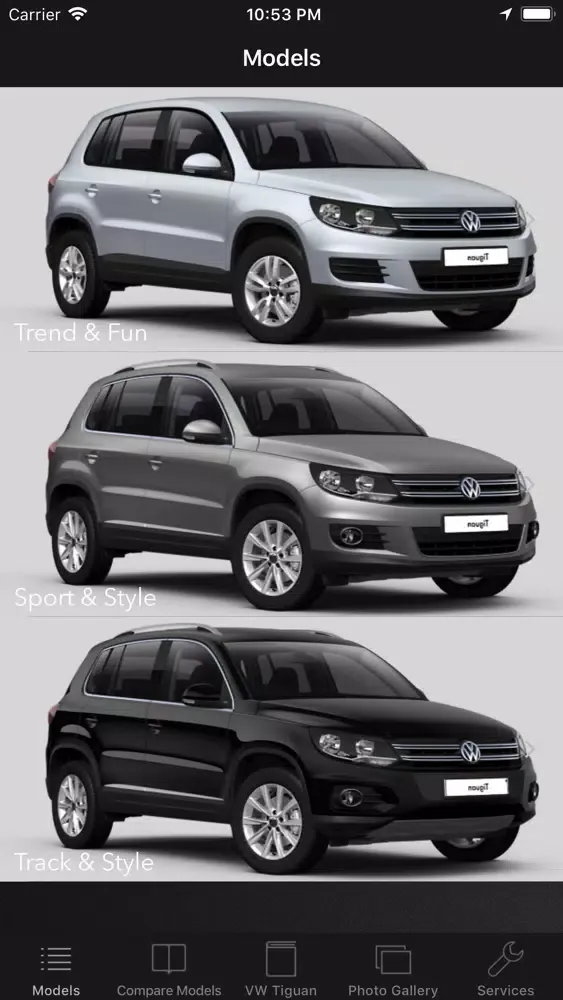 CarSpecs VW Tiguan 2015 स्क्रीनशॉट
