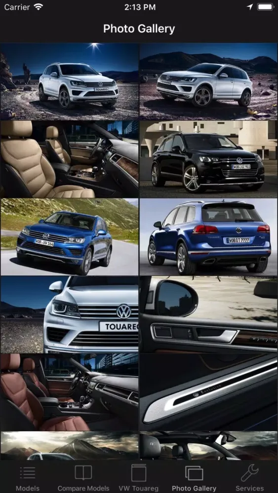 CarSpecs VW Touareg 2015 Ekran Görüntüleri