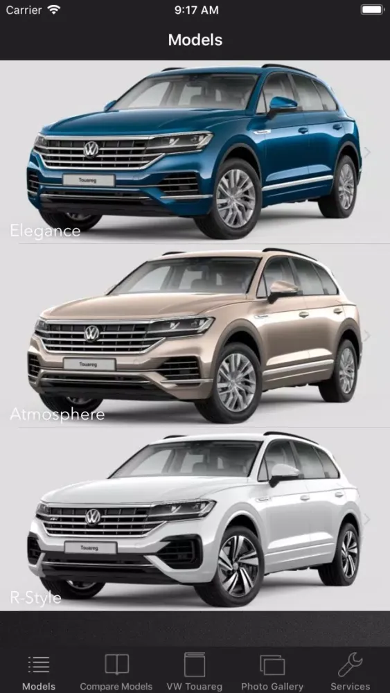 Specs for VW Touareg III 2018應用截圖