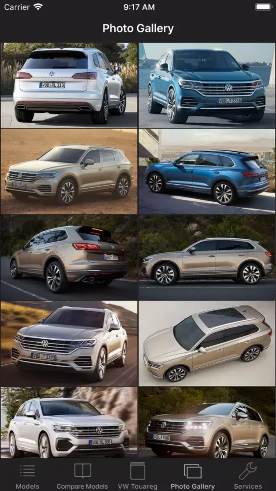 Specs for VW Touareg III 2018應用截圖