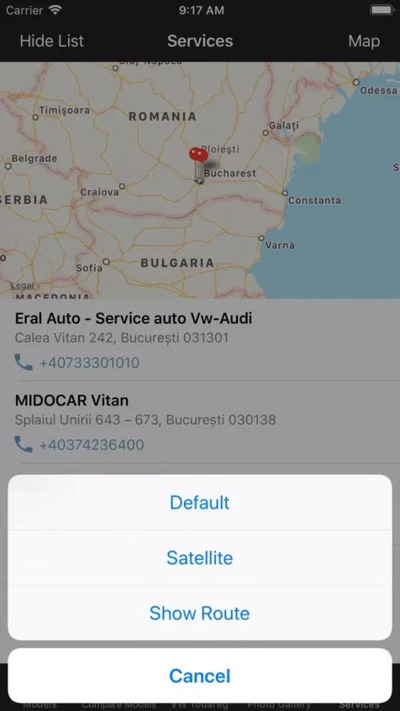 Specs for VW Touareg III 2018應用截圖