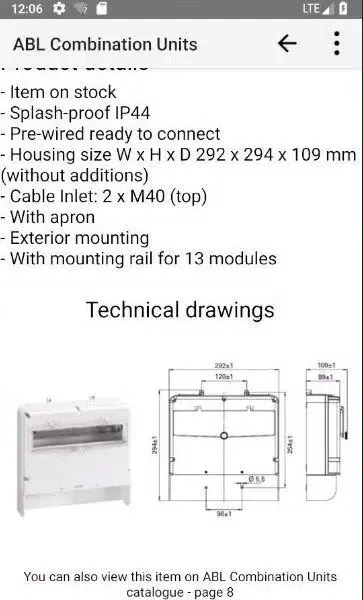 Capturas de pantalla de ABL Combination Units