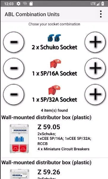 Capturas de pantalla de ABL Combination Units