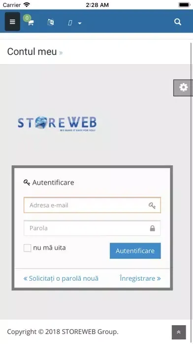 My STOREWEB应用截图