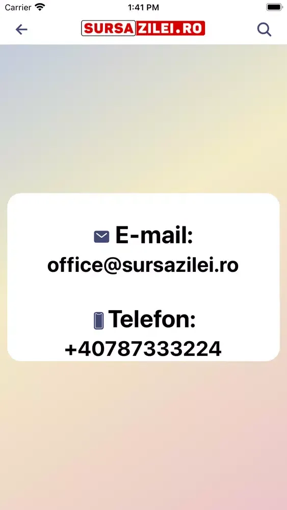 Sursa Zilei スクリーンショット