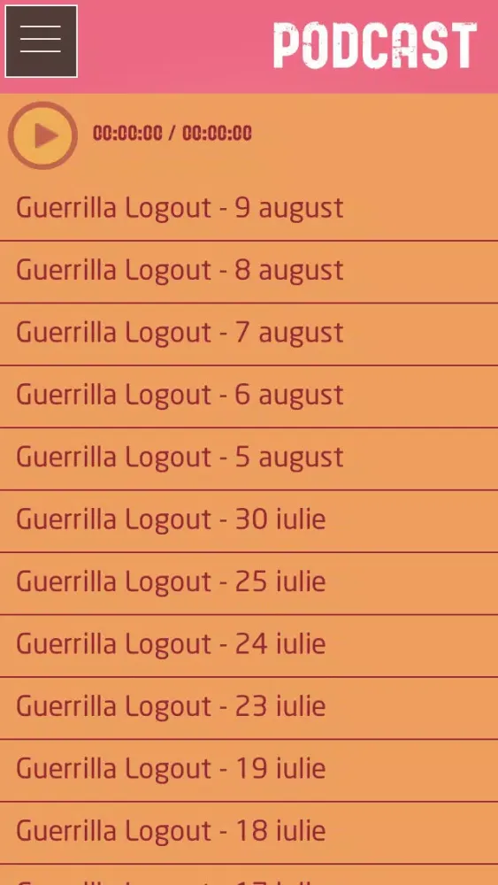 LogOut Screenshots