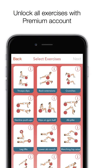 Gym Ball Revolution - daily fitness swiss ball routines for home workouts program應用截圖