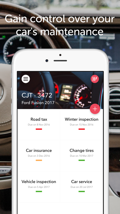 ภาพหน้าจอของ Car Assistant -Service history