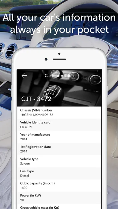 Car Assistant -Service history应用截图