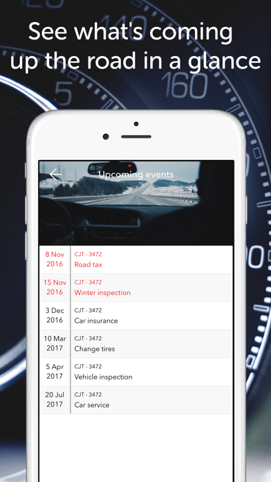 ภาพหน้าจอของ Car Assistant -Service history