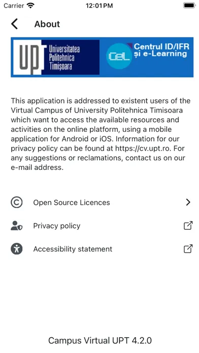 Campus Virtual UPT應用截圖